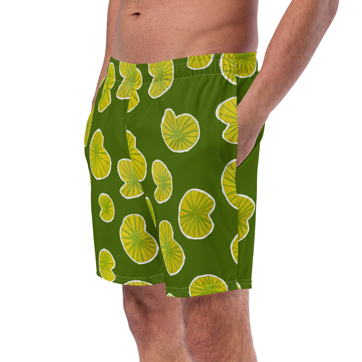 Arnjil Mindi Men Swim Shorts-Sherika Duckhole-PaletTheory