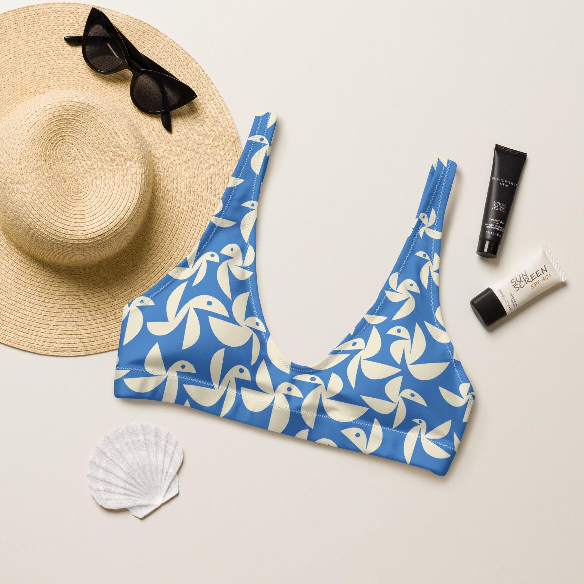 Birds Bralette Swim and Surf top-Thomas Heinz-PaletTheory
