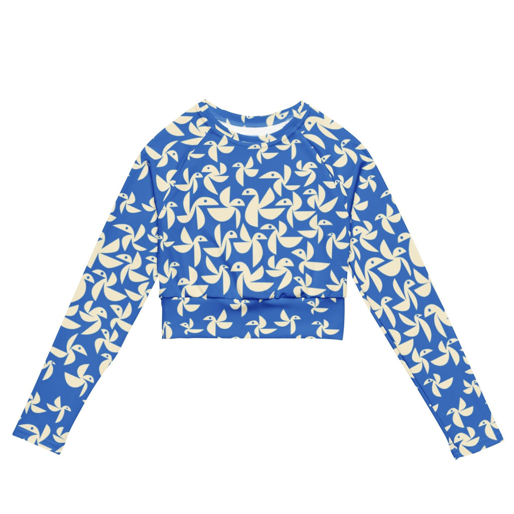 Birds Crop Top Rashie - SALE-Thomas Heinz-PaletTheory