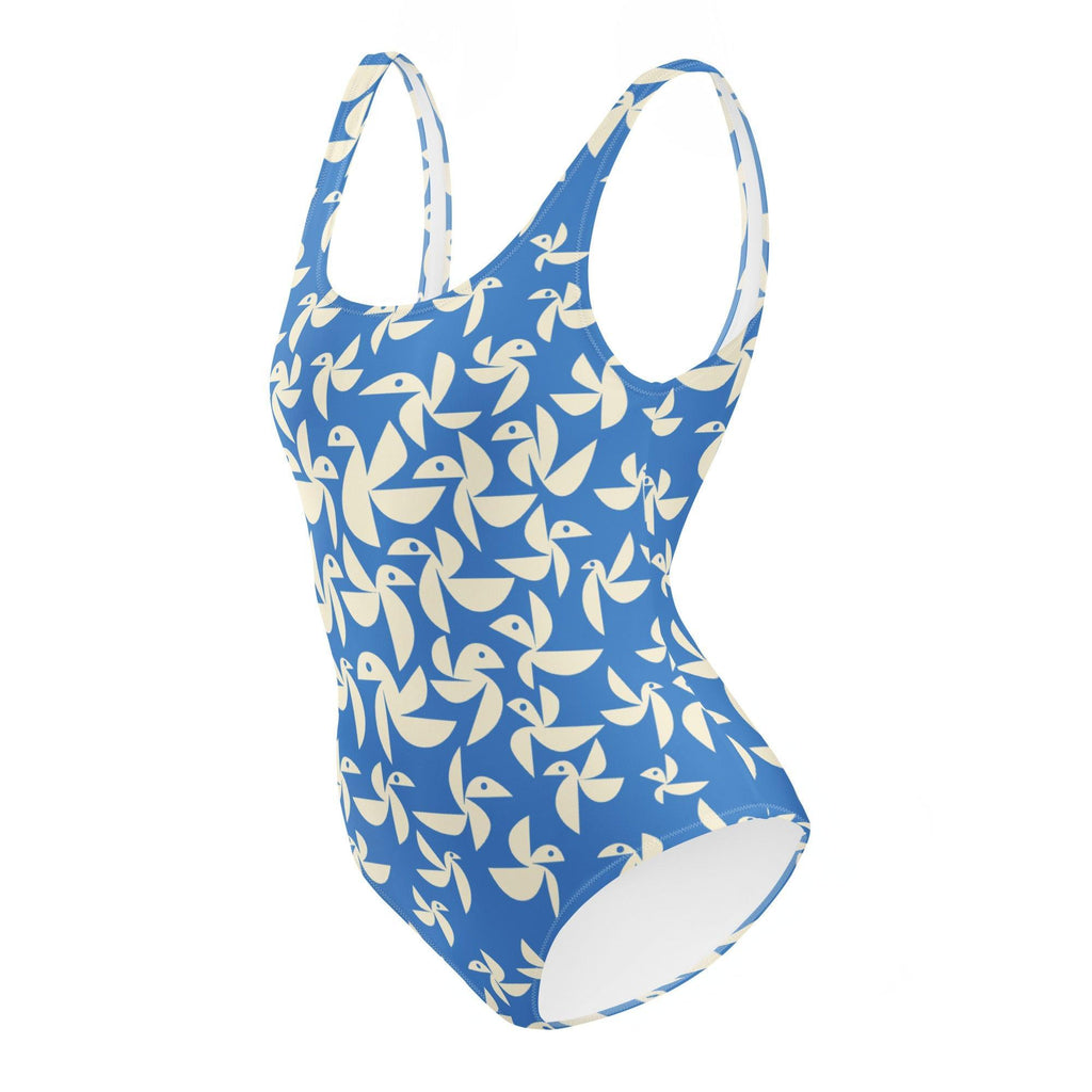 Birds One-Piece Swimsuit-Thomas Heinz-PaletTheory
