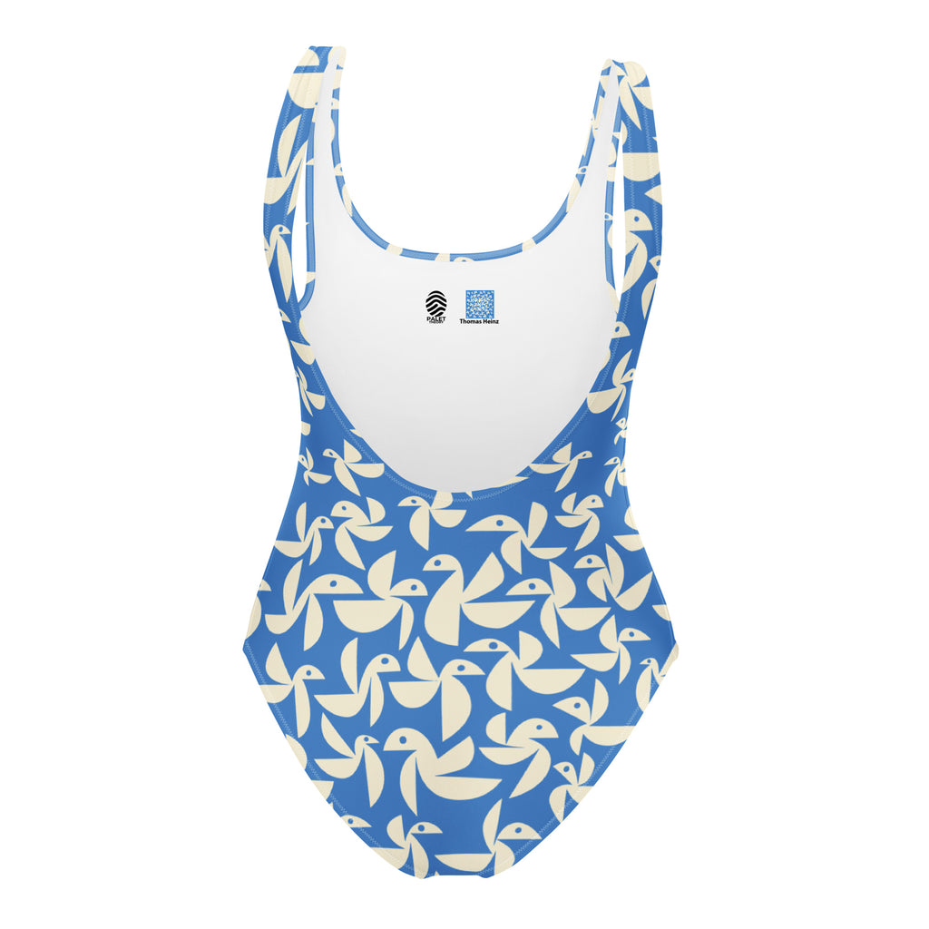 Birds One-Piece Swimsuit-Thomas Heinz-PaletTheory