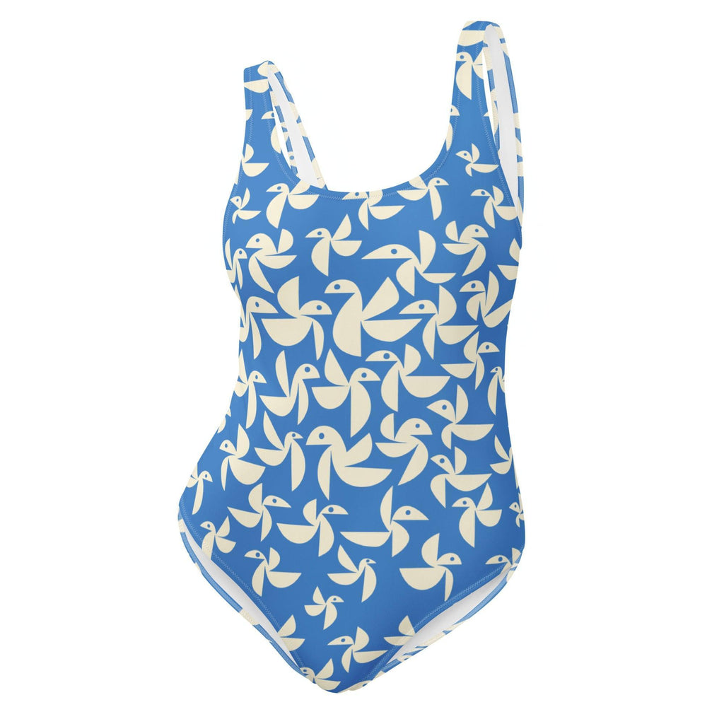Birds One-Piece Swimsuit-Thomas Heinz-PaletTheory