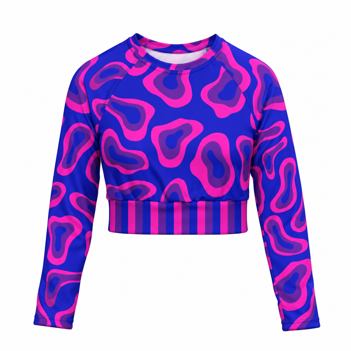 Blue Sea Crop Top Rashguard