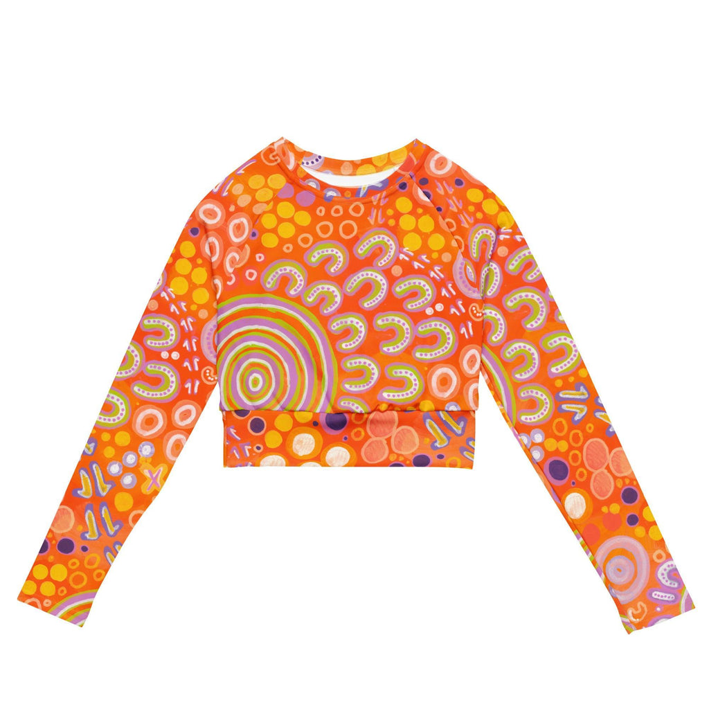 'Children" Women Crop Top Rashie-Merindah-Gunya-PaletTheory