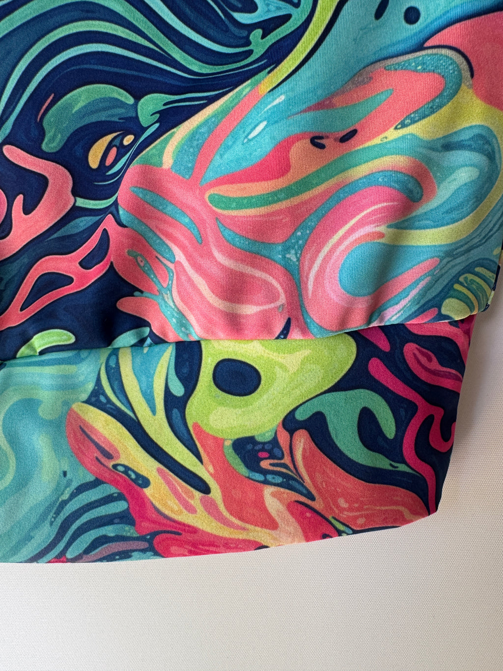 Neon Reef Crop Top Rashie