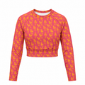 Conkerberry in Pink Crop Top Rashie