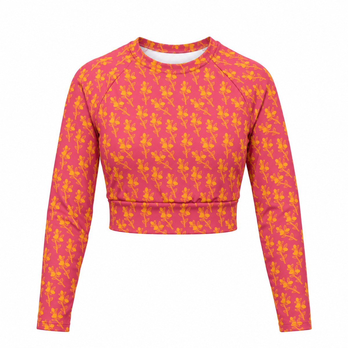 Conkerberry in Pink Crop Top Rashie