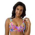 Floral Delight High-waisted sustainable bikini separates-Carley Bourne-PaletTheory