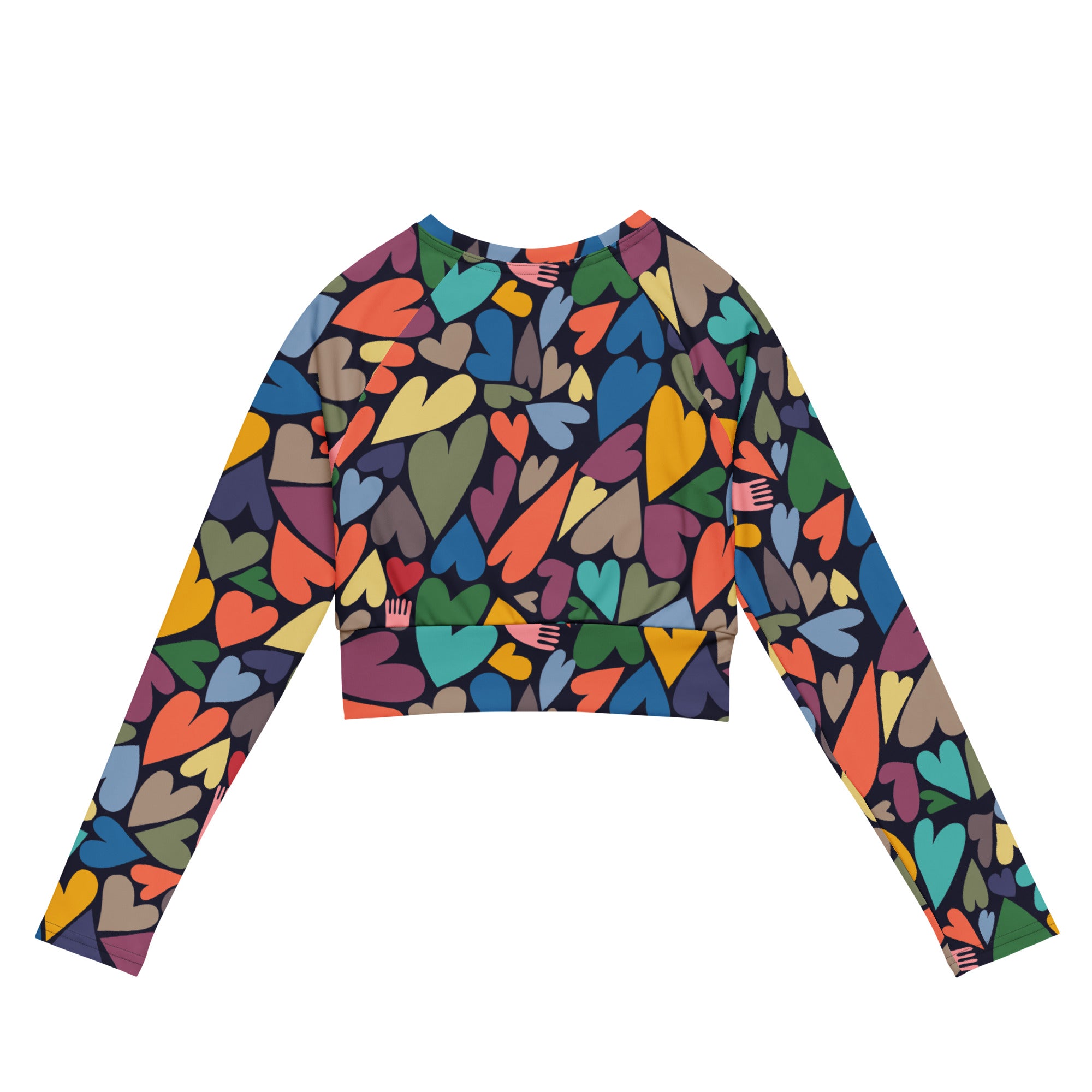 Heart Chase Crop Top Rashguard-Thomas Heinz-PaletTheory