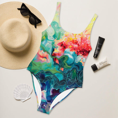 Into the wild One-Piece Swimsuit-Julie Amlin-PaletTheory