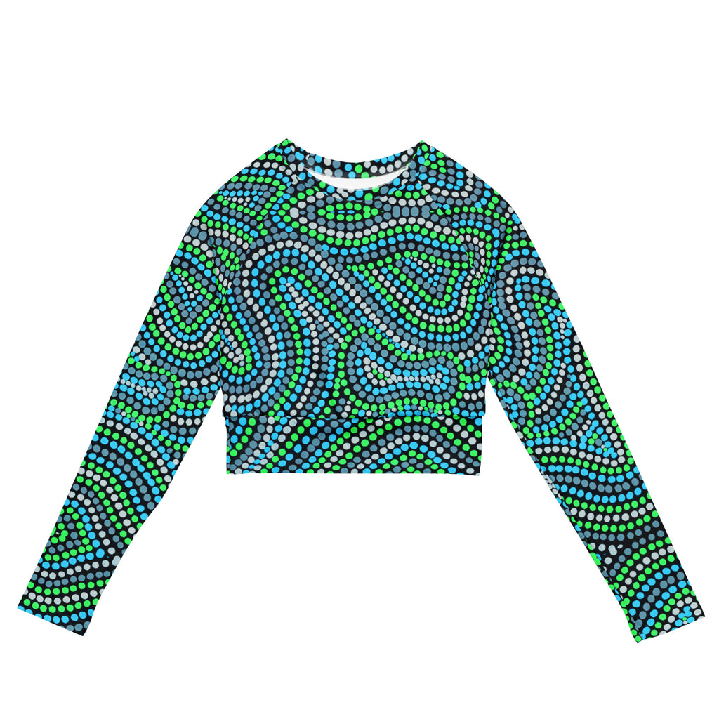'Journeys' Crop Top Rashie-Merindah-Gunya-PaletTheory