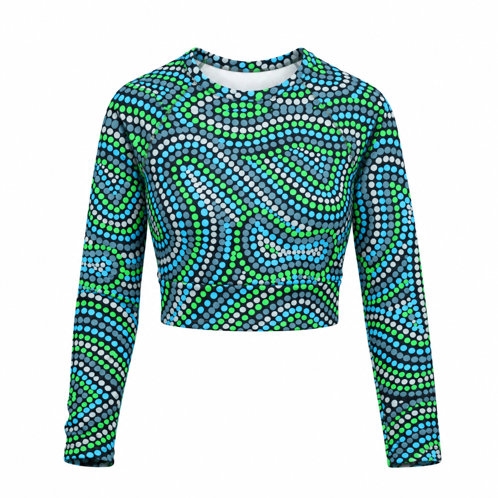 'Journeys' Crop Top Rashie