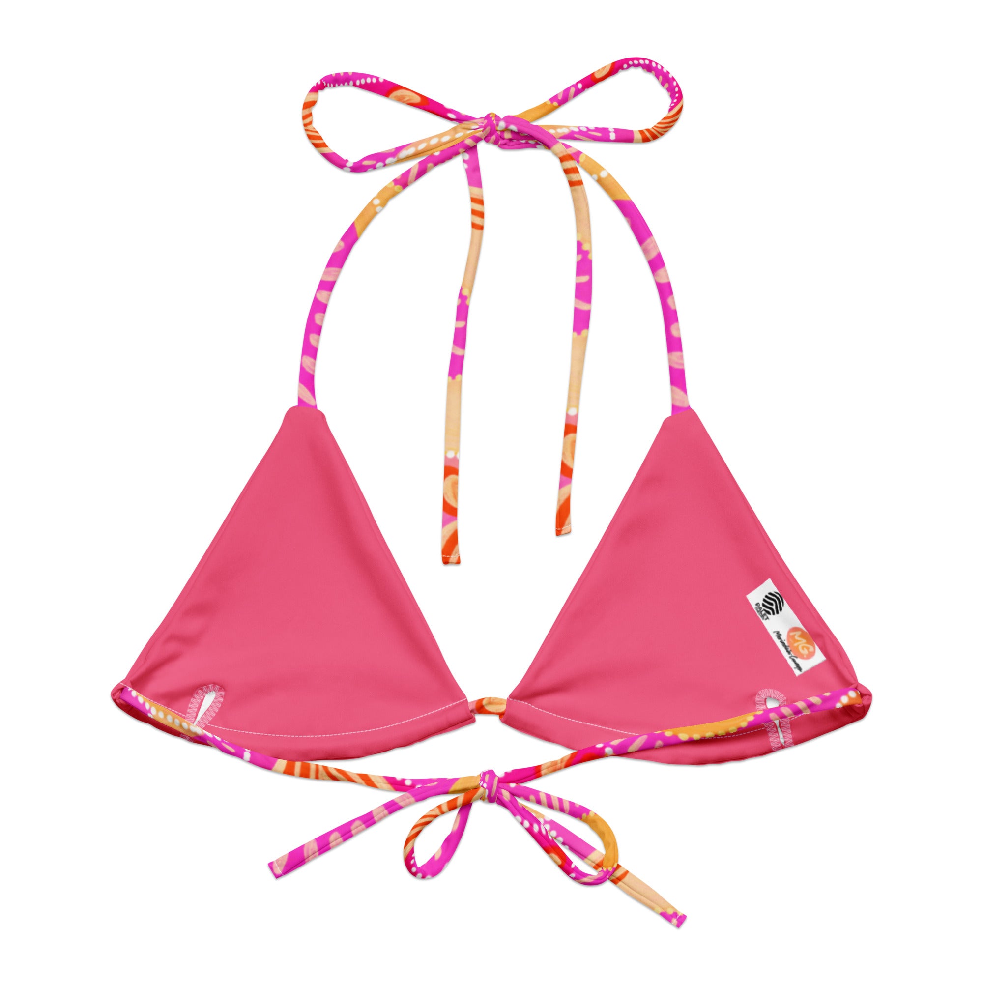 Leehan ‘Heart' - Convertible Triangle Bikini Top-Merindah-Gunya-PaletTheory