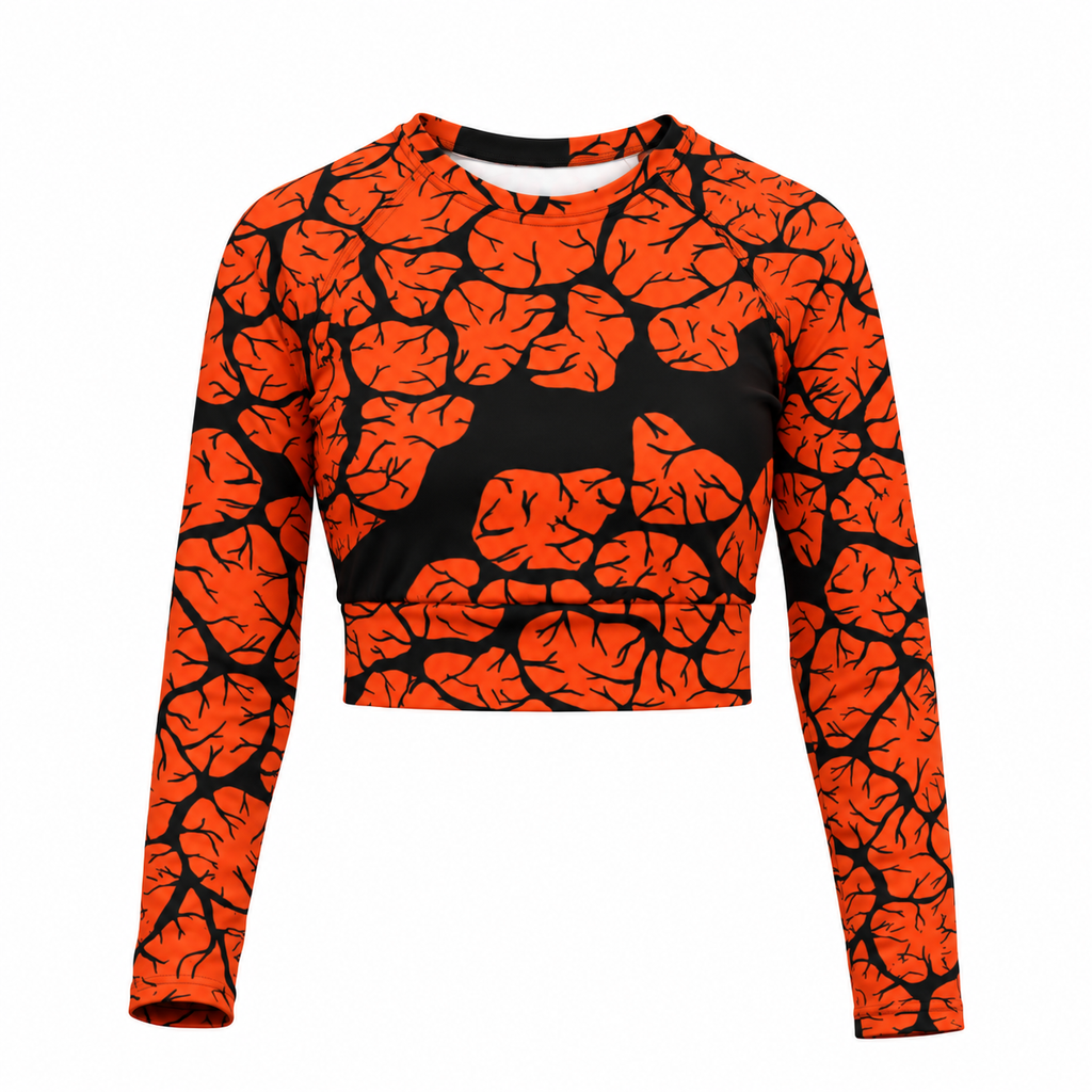 Mud Flats crop top rashguard