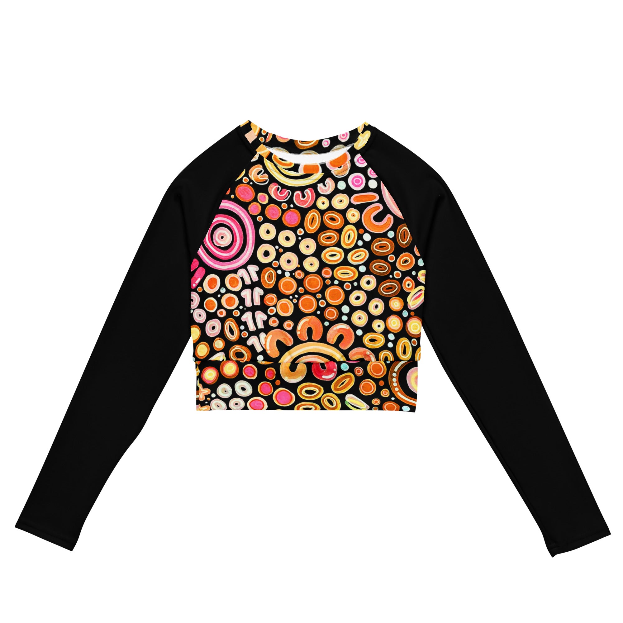 Ngarrakeetoon ‘Family’ - Crop Top Rashguard-Merindah-Gunya-PaletTheory