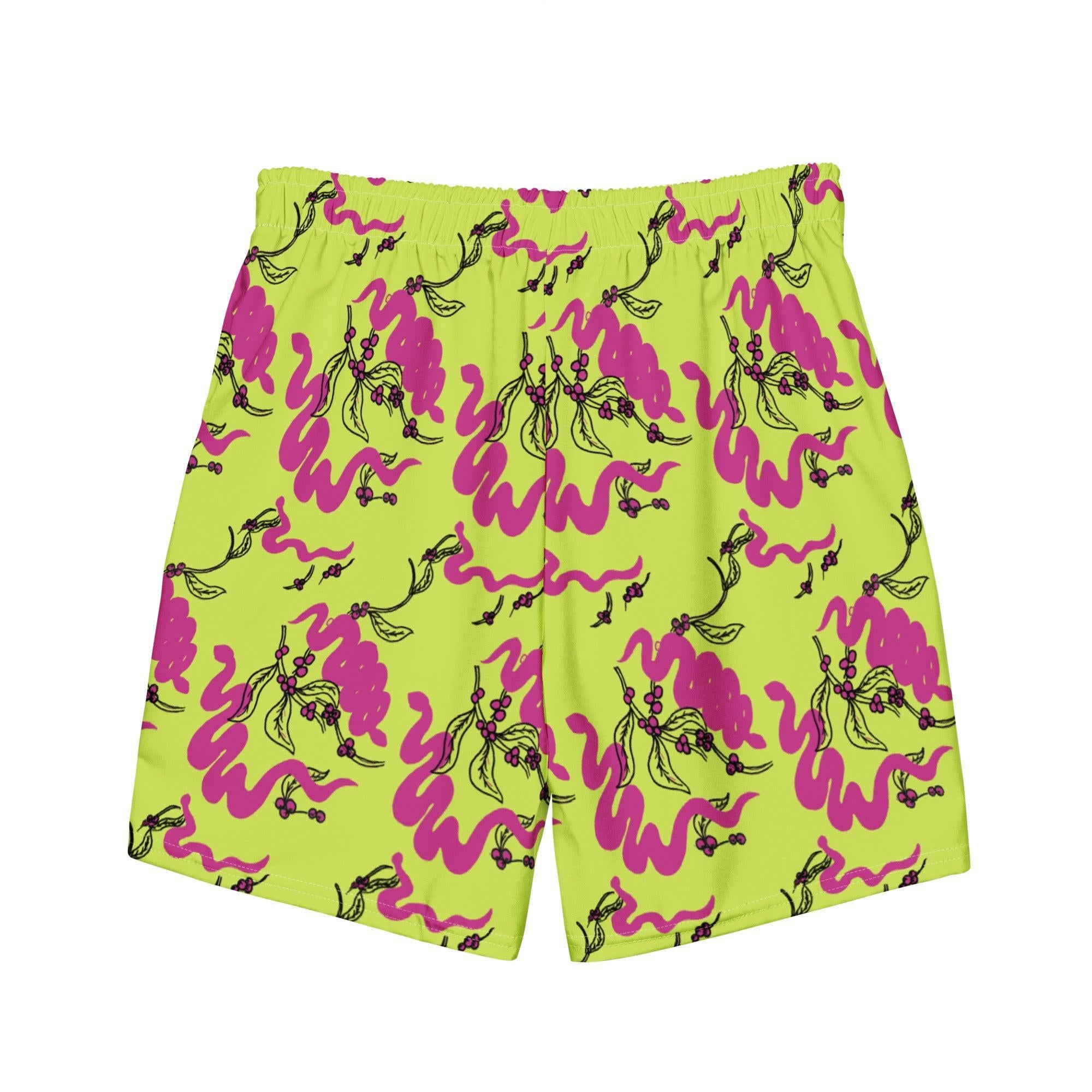 Snakes and Berries - Men Swim Shorts-Sarah Bin Hitam-PaletTheory