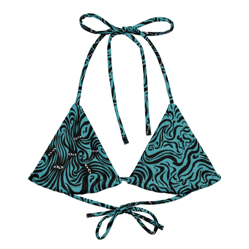 Underwater Groove Triangle bikini top - SALE-Thomas Heinz-PaletTheory