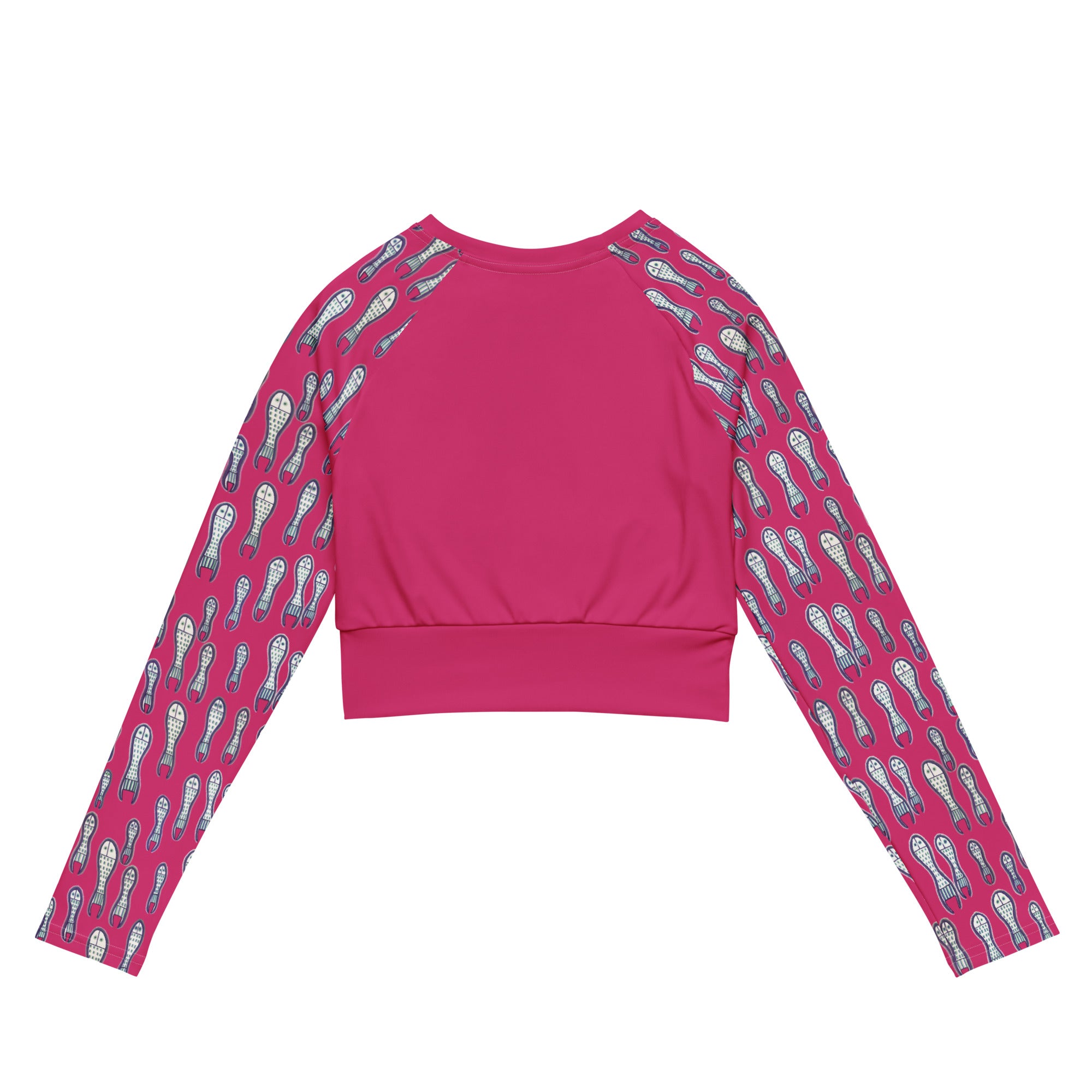 Ungud and Jiaa Dreaming long-sleeve Crop Rashie-Ian Healy-PaletTheory