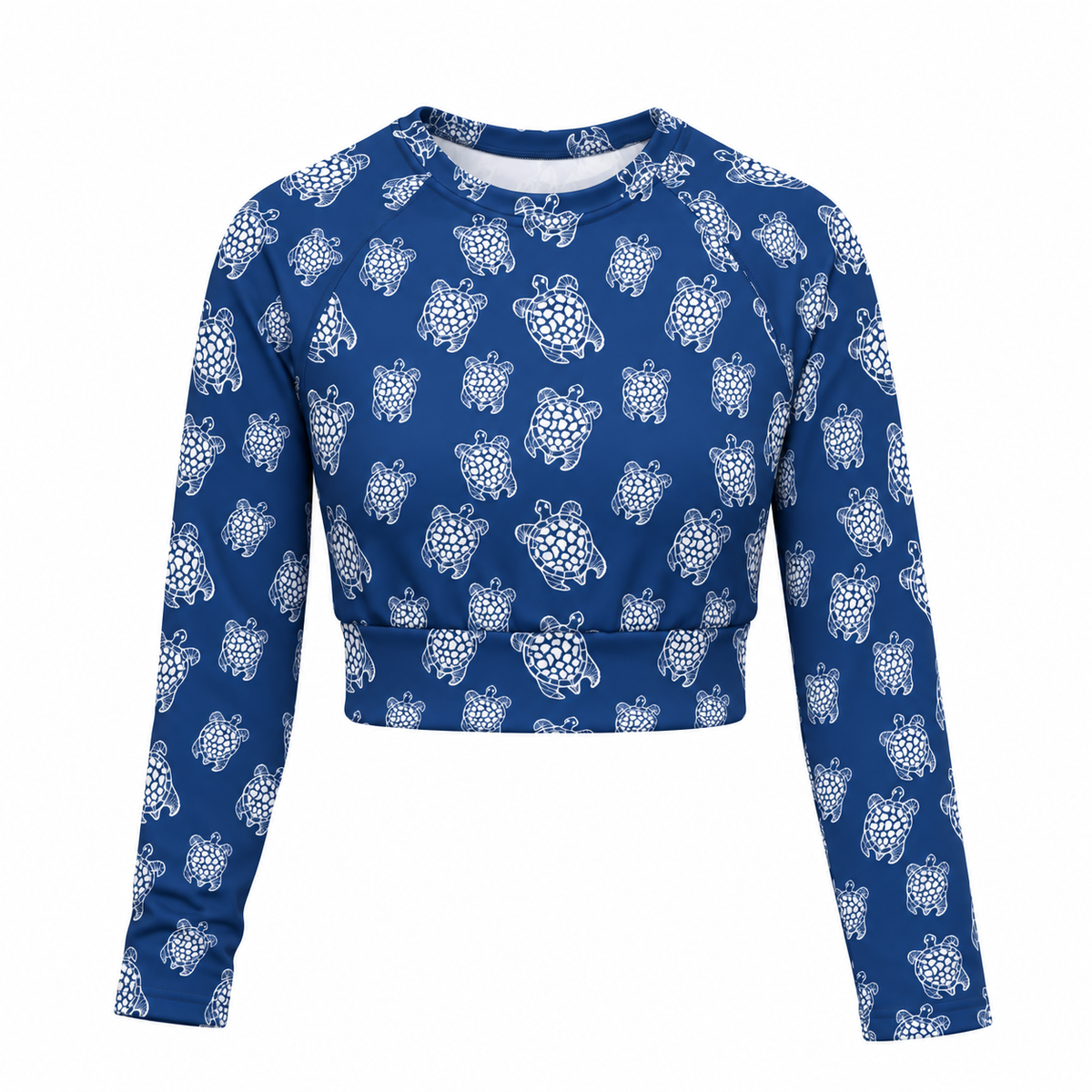 Wali Women Crop Top Rash Guard