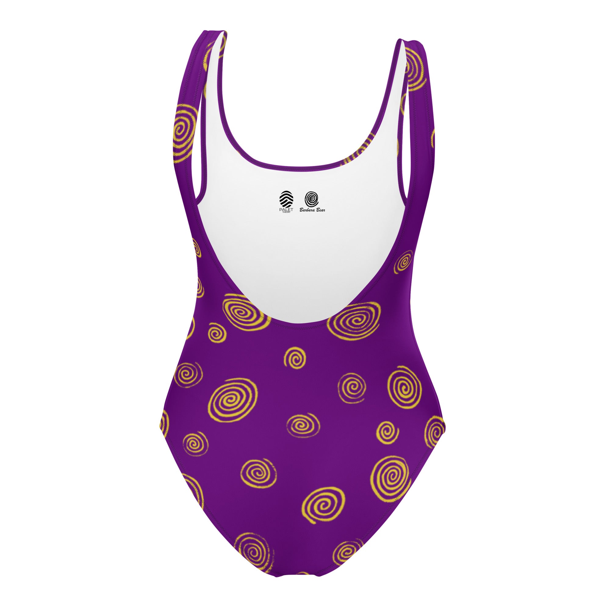 Water Ripples One-Piece Swimsuit-Barbara Bear-PaletTheory