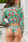 Watermelons Crop Top Rashie-Thomas Heinz-PaletTheory