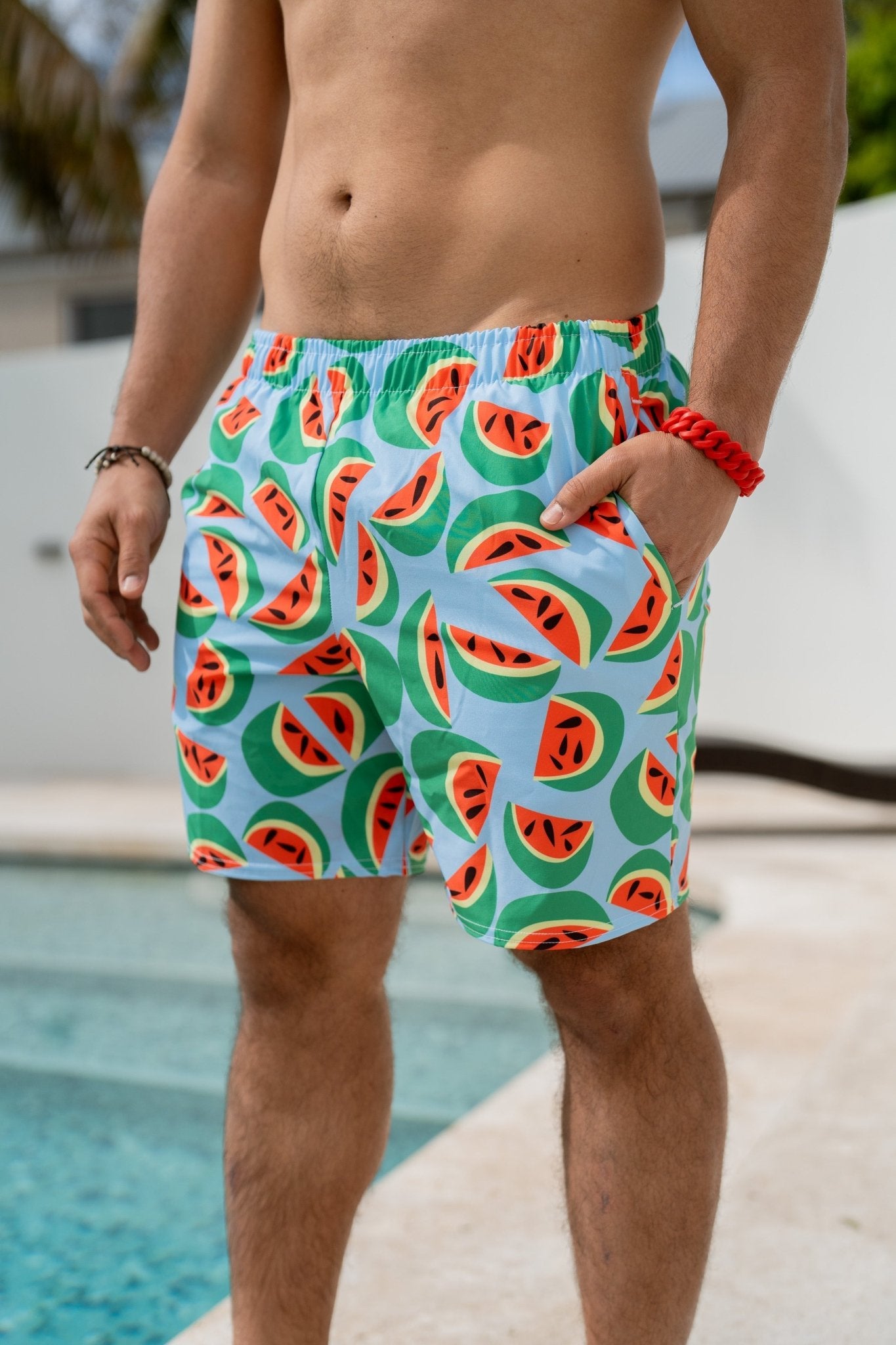 Watermelons Swim Shorts for Men - SALE-Thomas Heinz-PaletTheory