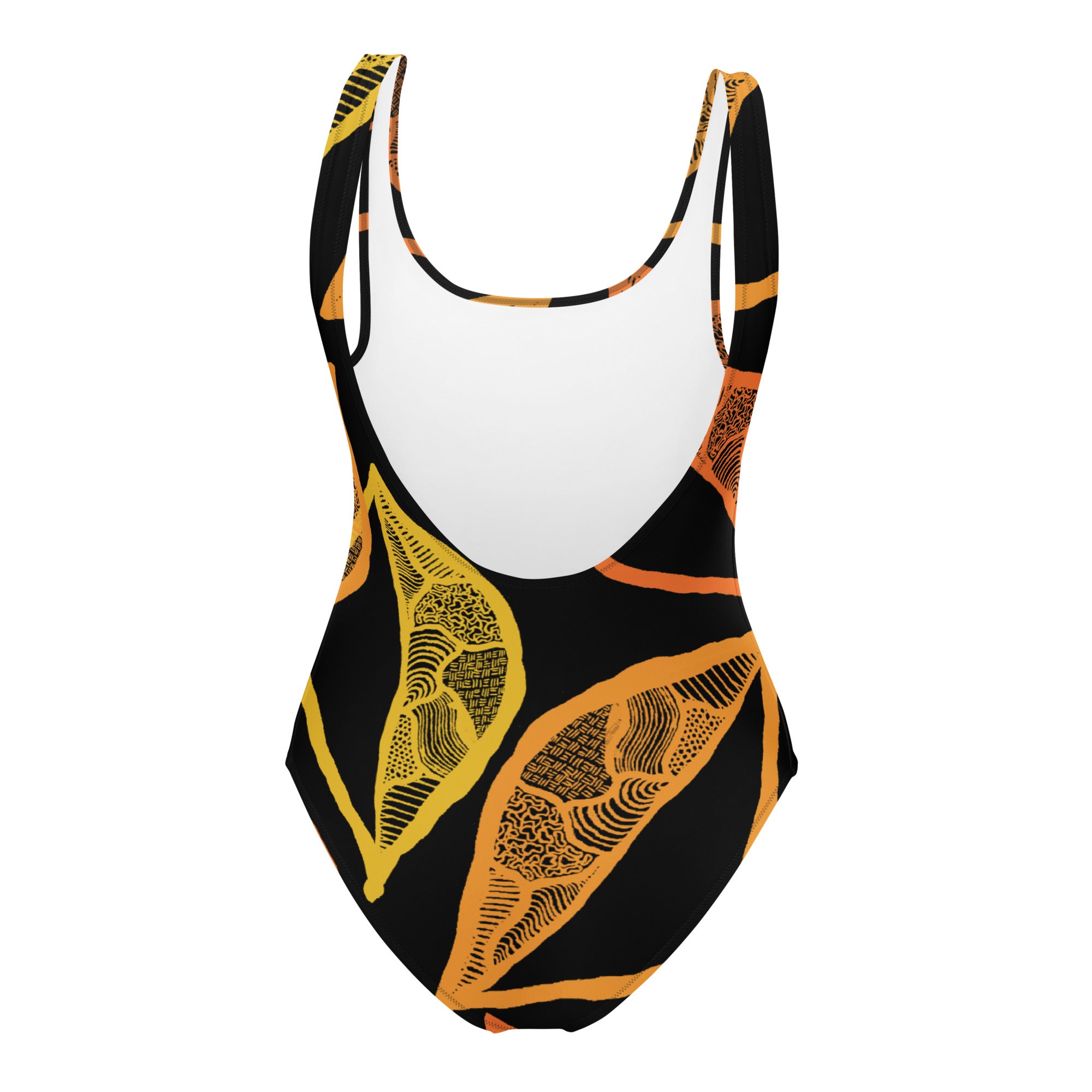 Gold Leaf One-Piece Swimsuit
