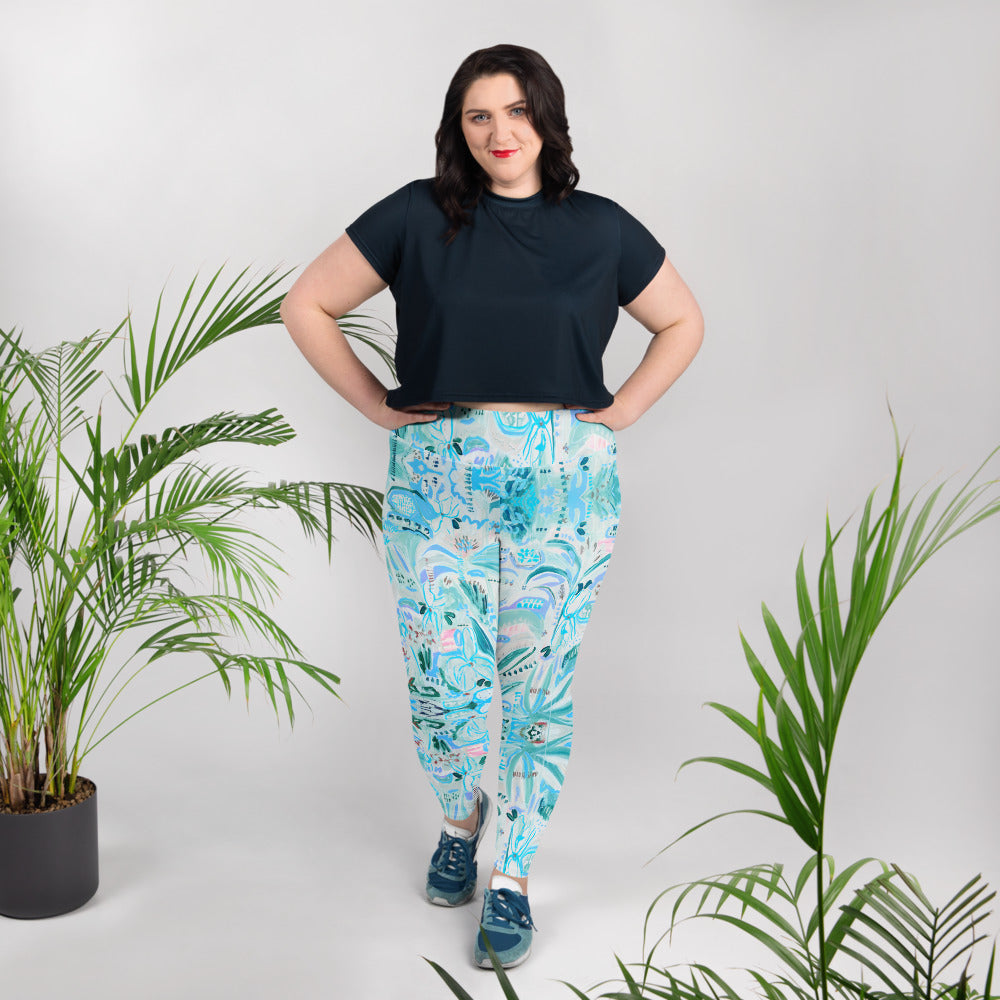Summer Soiree Plus Size Leggings