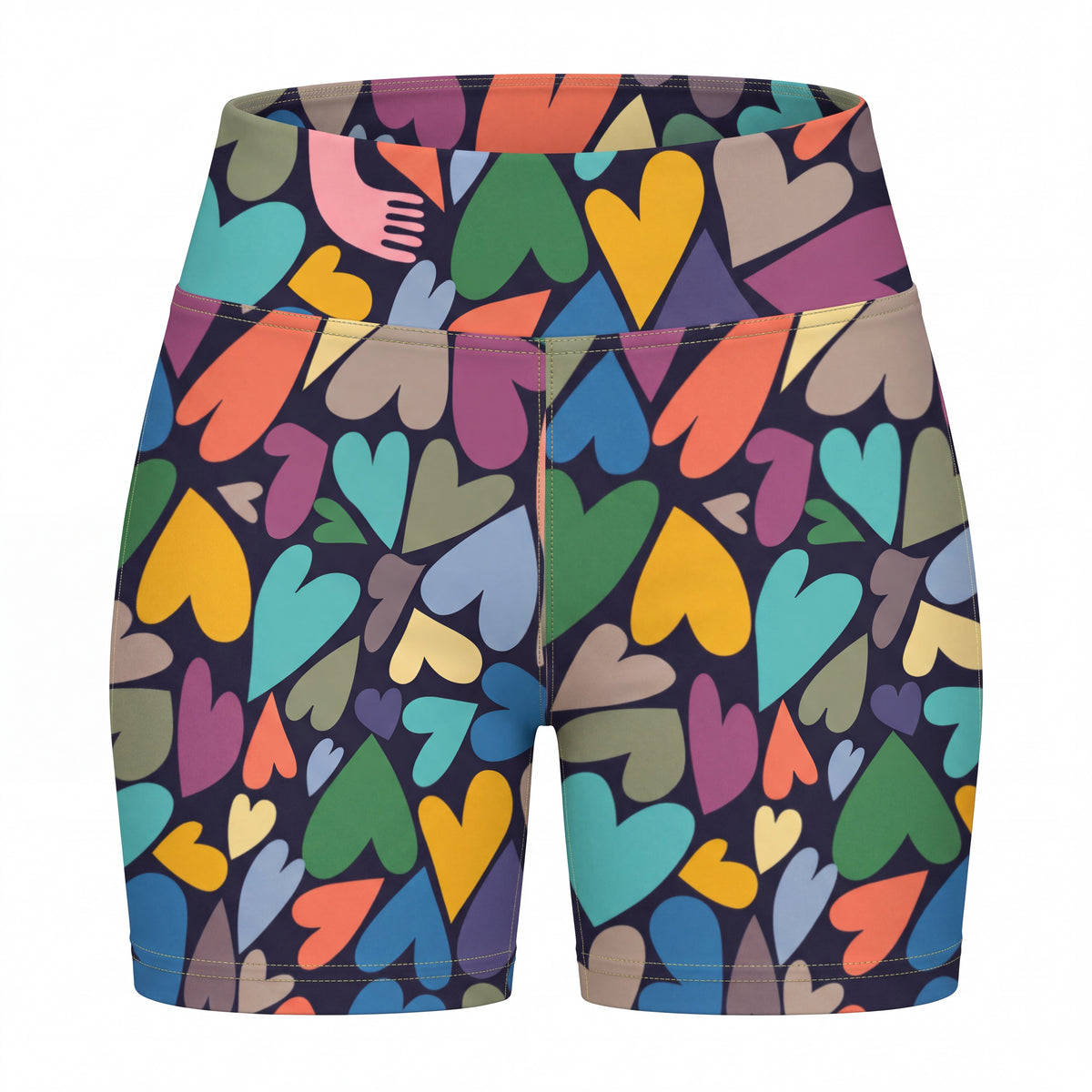 Heart Chase Swim and Yoga Shorts