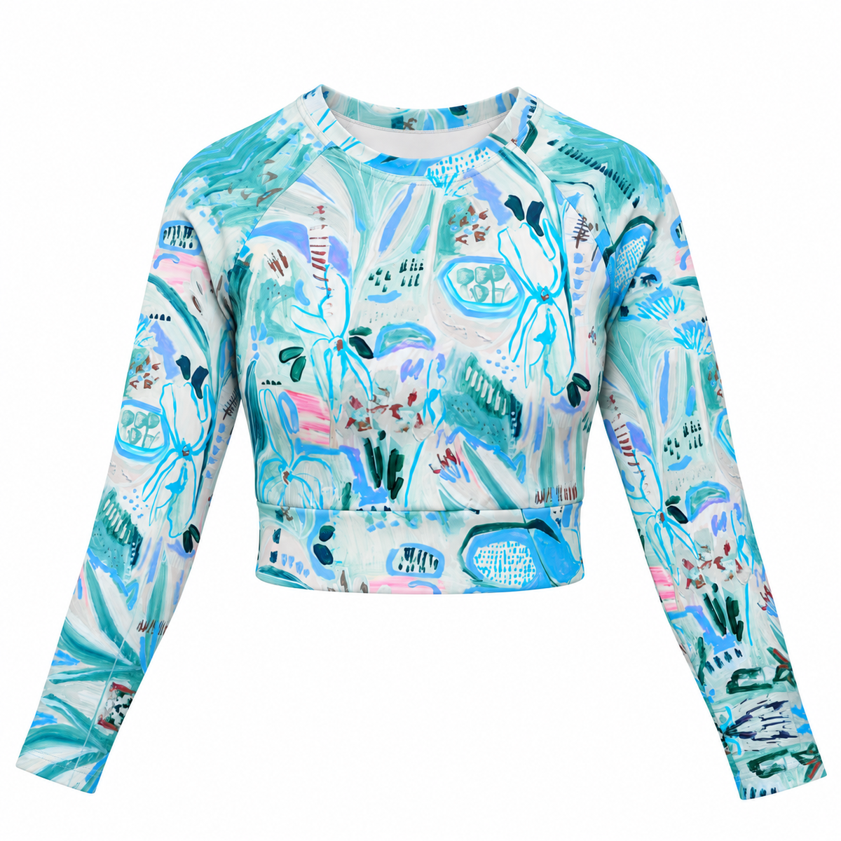 Summer Soiree Crop Top Rashie