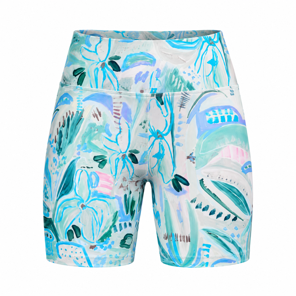 Summer Soiree Yoga Shorts