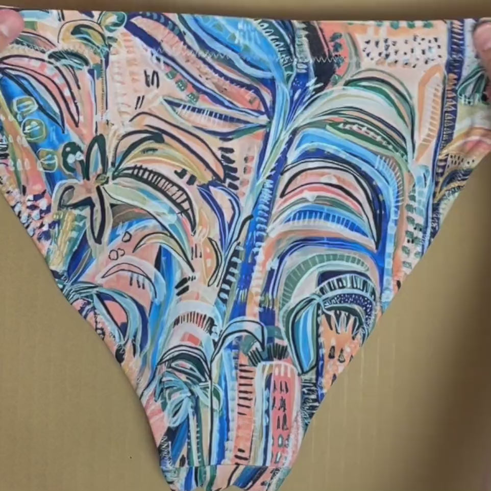 Beach Oasis high-waisted bikini bottoms - model video (compressed)