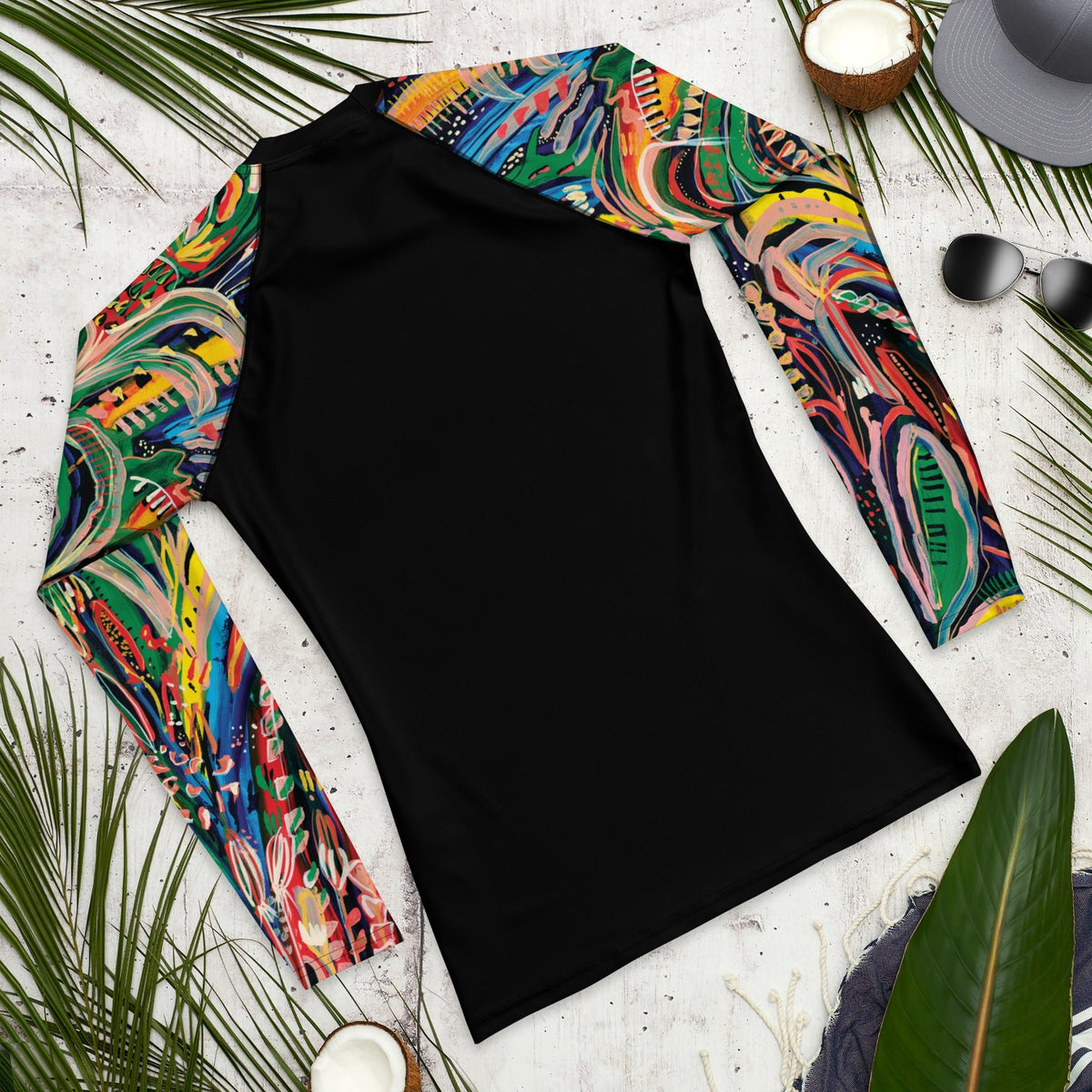 Club Tropicana by Carley Bourne - Rashguard men-Carley Bourne-PaletTheory