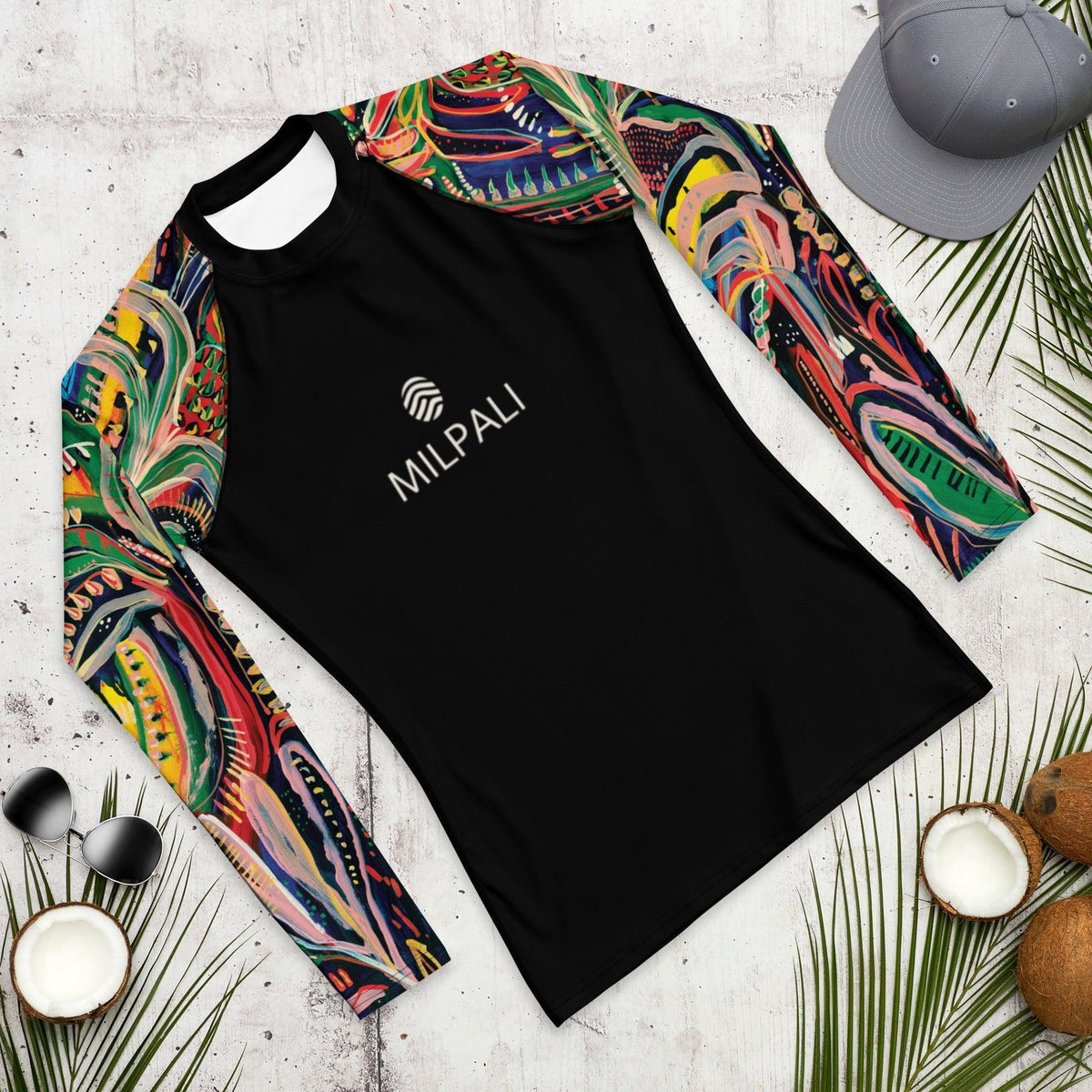 Club Tropicana by Carley Bourne - Rashguard men-Carley Bourne-PaletTheory