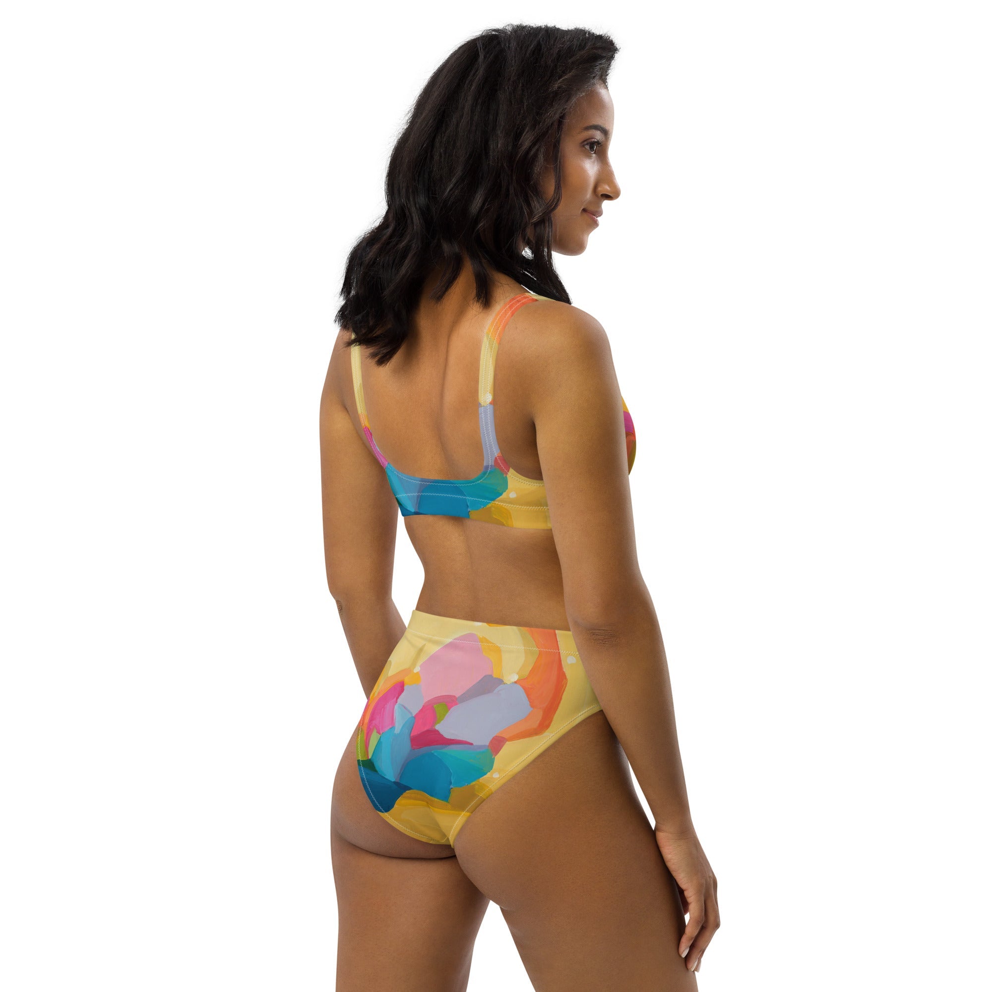 Perfect Day at the Beach - Yellow high-waisted bottoms -SALE-Susannah Bleasby-PaletTheory